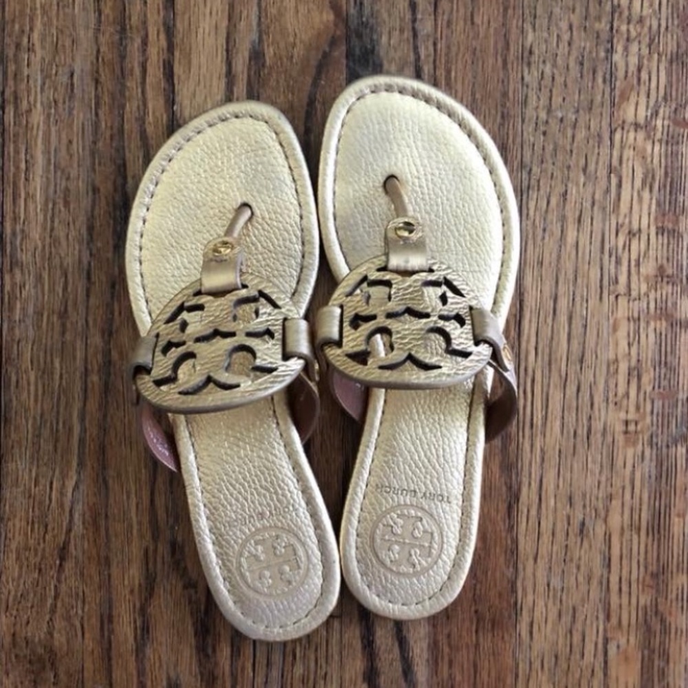 Tory Butch Miller Sandals Barely worn. $55